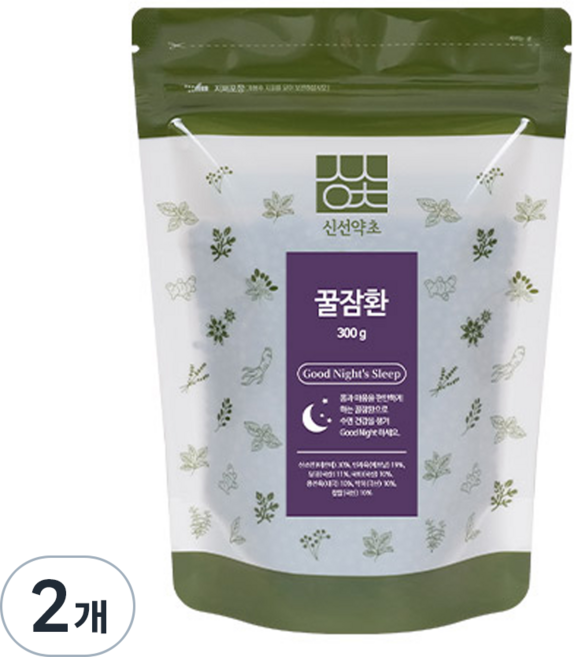 신선약초 꿀잠환, 300g, 2개