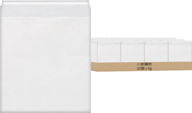 小麥購物 黏貼式 車用垃圾袋 Y493 6g, 50個, 透明