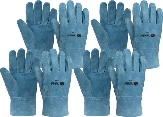 카멜로 용접작업 가죽장갑 양손세트 705-B, 4개