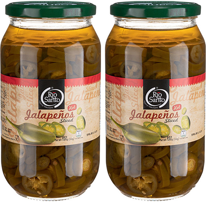 리오산토 할라페뇨 슬라이스, 950g, 2개