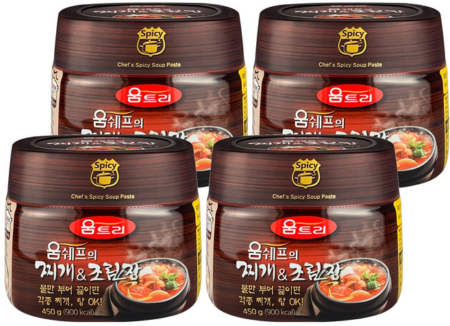 움트리 움쉐프의 찌개&조림장, 450g, 4개