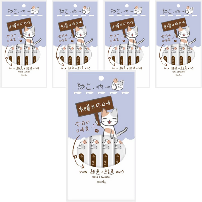 Neko 吶一口 全齡貓 貓肉泥, 5袋