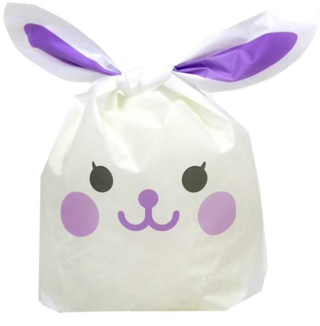 포포팬시 보자기 포장팩 심쿵토끼 특대 100매, 퍼플, 1개