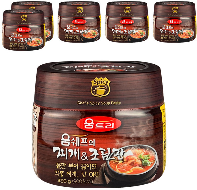 움트리 움쉐프의 찌개&조림장, 450g, 6개