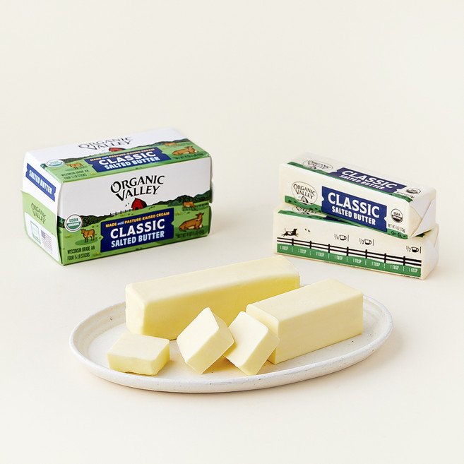 오가닉밸리 유기가공식품인증 가염 버터, 454g, 1개