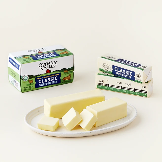오가닉밸리 유기가공식품인증 가염 버터, 454g, 1개 - 쿠팡