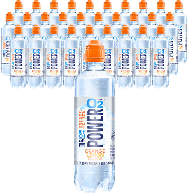파워오투 오렌지레몬, 500ml, 36개