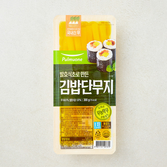 풀무원 김밥 단무지, 300g, 1개
