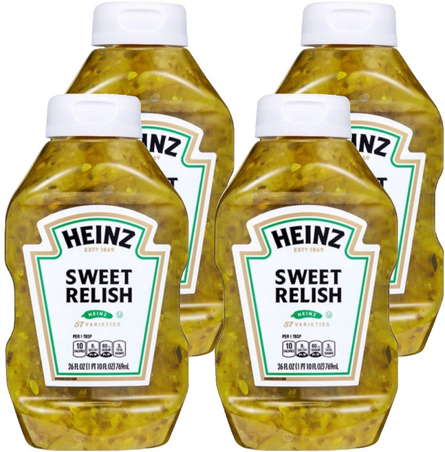 하인즈 스위트 랠리쉬, 769ml, 4개
