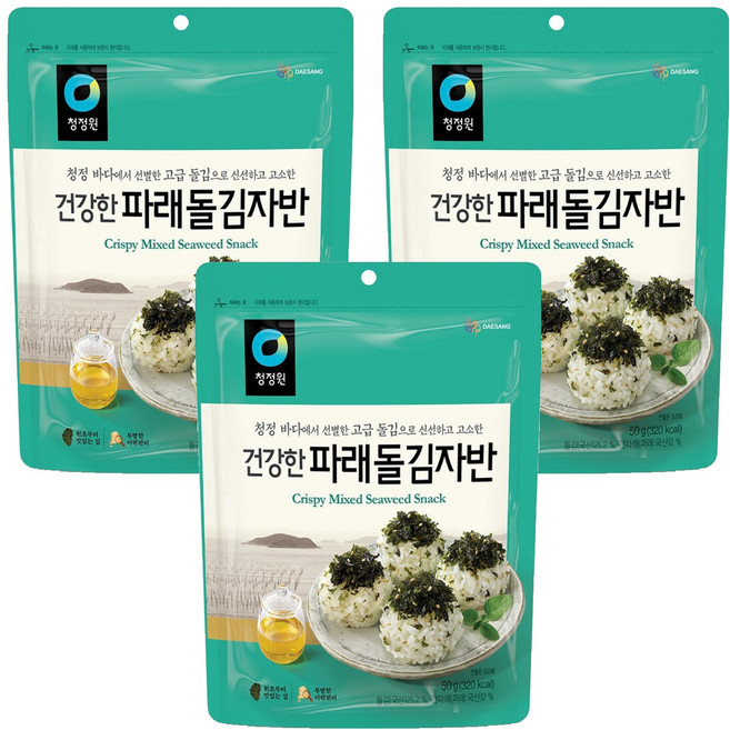 清淨園 青海苔巖海苔酥, 50g, 3個