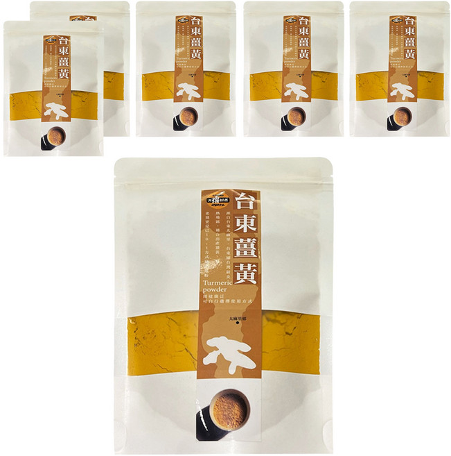 Sunfood 台東薑黃粉, 100g, 6包