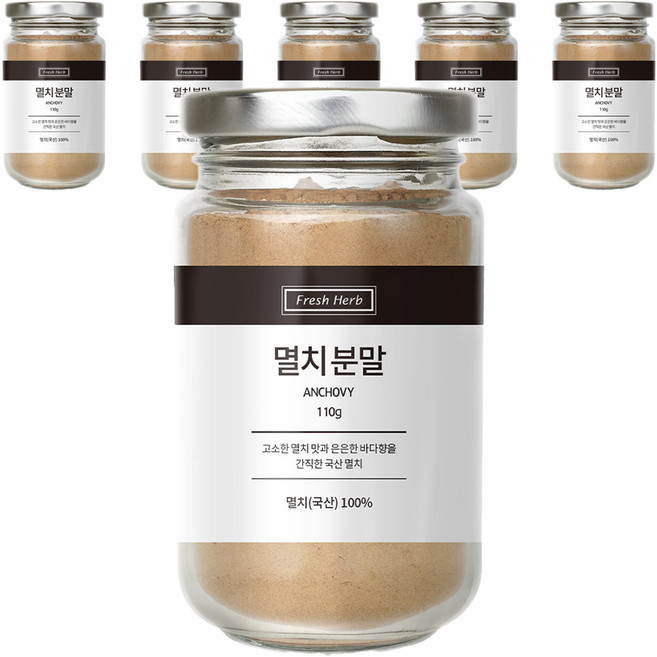 신선약초 멸치 분말, 110g, 6개
