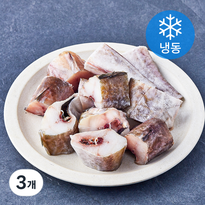 고등어청년 절단대구 (냉동), 3개, 1kg
