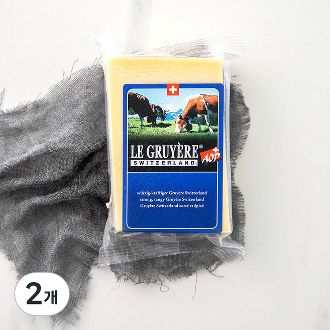 하데거 그뤼에르 치즈, 200g, 1개입, 2개