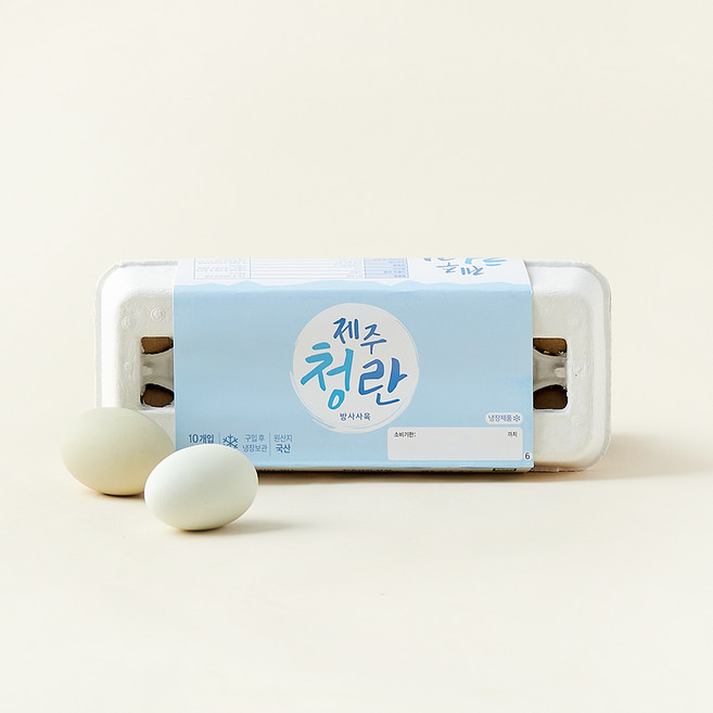 난각1번 제주 무항생제 방사 청란, 10구, 1개