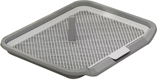 파스텔펫 반려동물 심플 와이드 배변판, 그레이, 1개