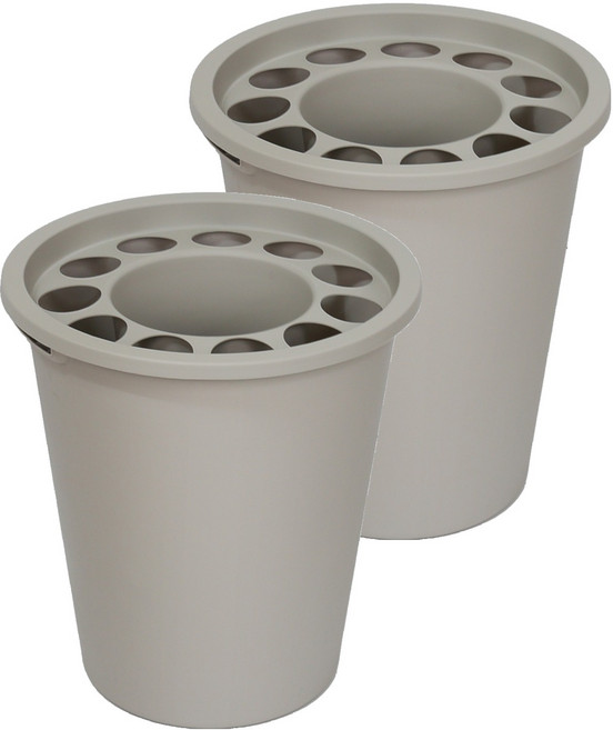 올유리빙 대용량 우산꽂이, 2개, 연그레이