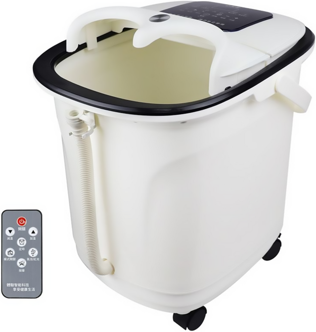 SUPA FINE 勳風 石墨烯觸控式電動滾輪足浴機 850W, HF-G6018, 白色