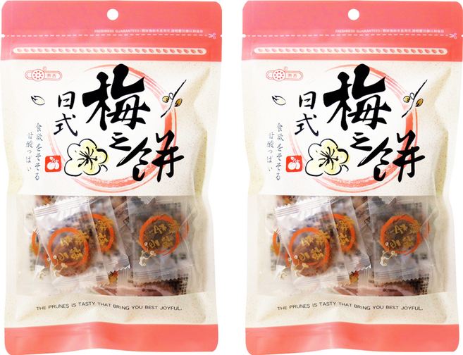 惠香食品 日式梅之餅, 100g, 2包