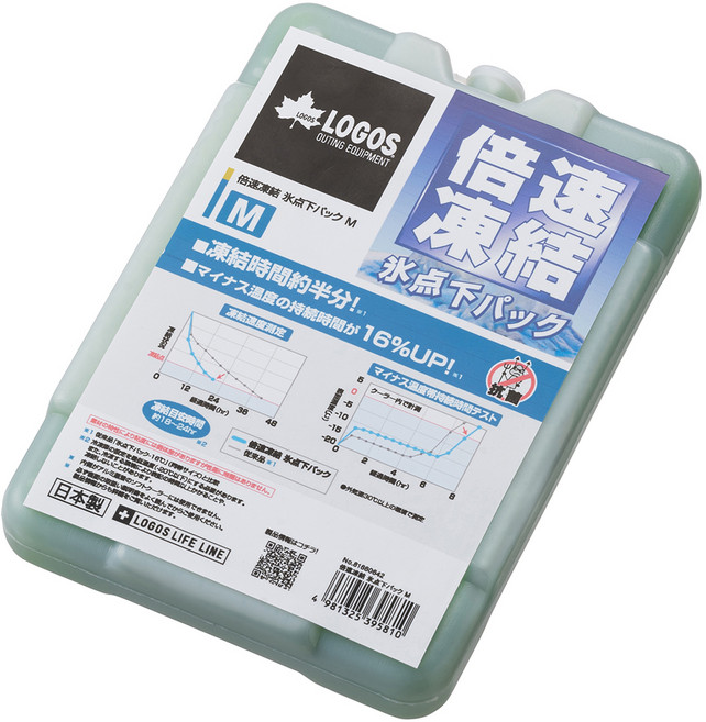 로고스 배속 동결 빙점하 아이스팩 M, 1개, 1세트