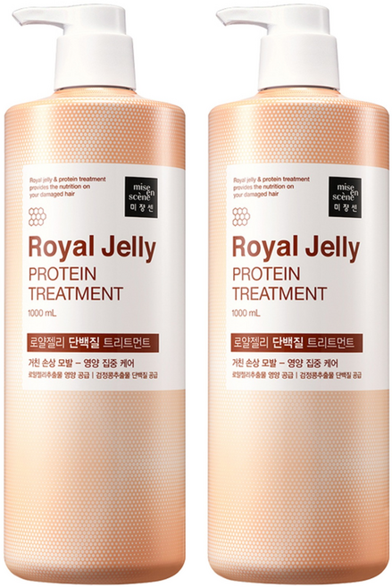 미쟝센 로얄젤리 단백질 트리트먼트, 1L, 2개