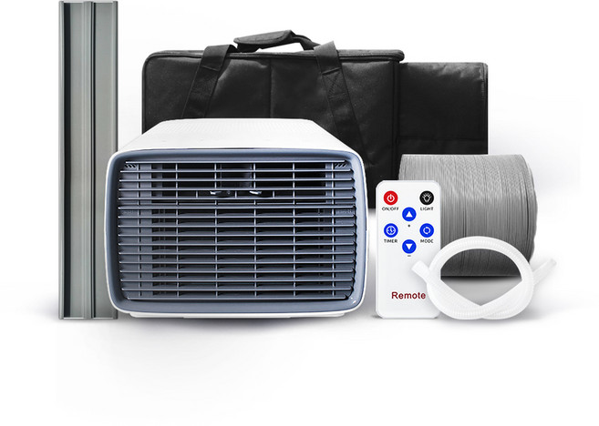 감성전자 더윈드 가정용 창문형 리모컨 이동식 에어컨 고객직접설치, FU-AC23SSW