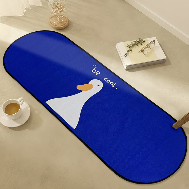 비욘드리빙 굿필링 도톰한 미끄럼방지 패브릭 발매트, 북유럽풍 be cool