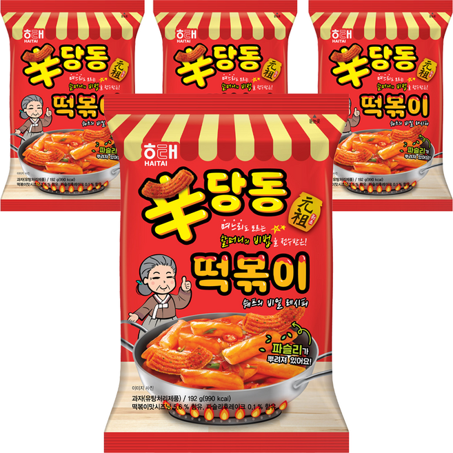 신당동 떡볶이, 192g, 4개