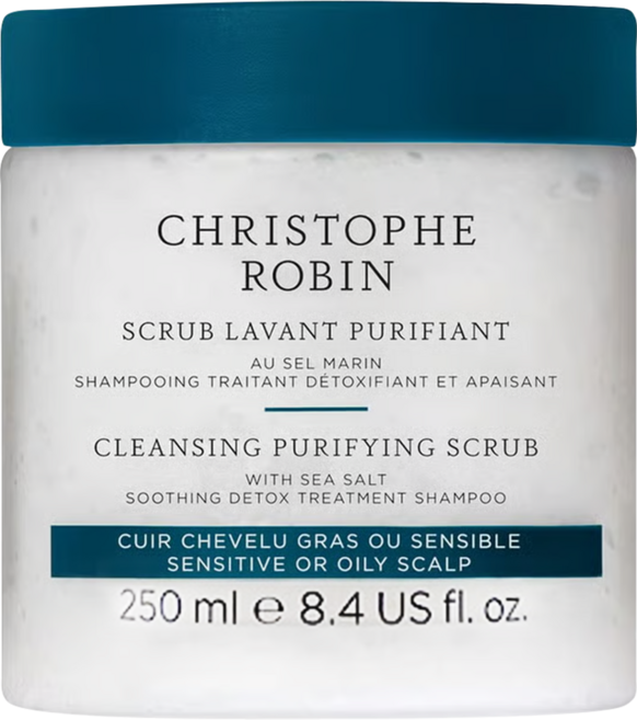 CHRISTOPHE ROBIN 海鹽舒緩頭皮潔淨霜, 250ml, 1瓶