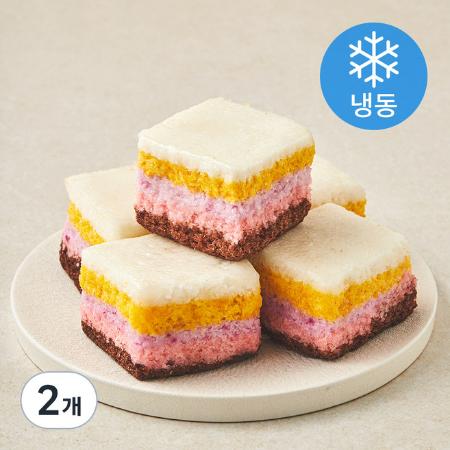 시루조아 무지개 설기 (냉동), 750g, 1개입, 2개