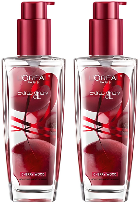 로레알파리 엑스트라오디네리 헤어오일 체리 우드, 100ml, 2개
