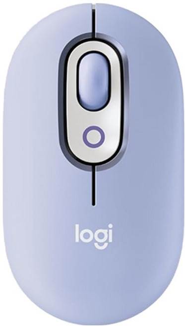 logitech 羅技 POP MOUSE無線藍牙滑鼠, MR0092, 薰衣紫