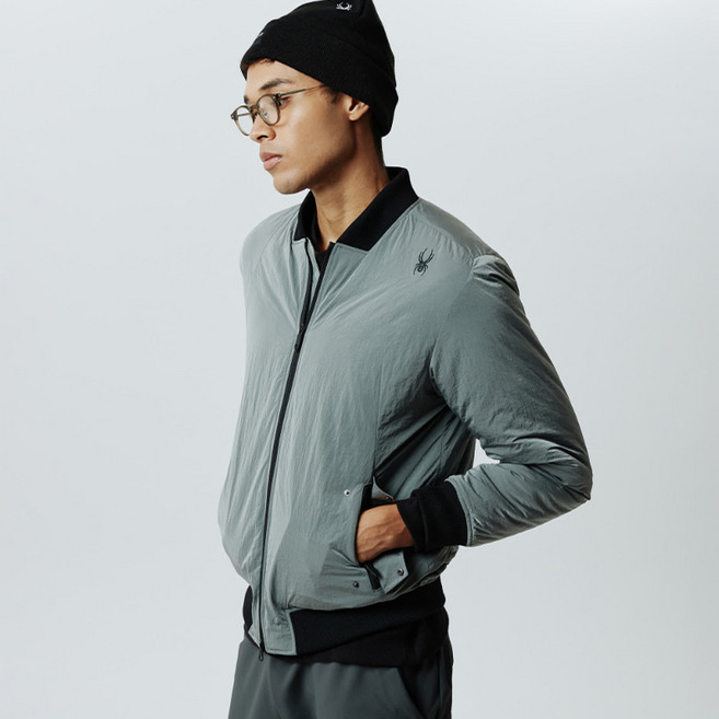스파이더 남녀공용 엑티브 봄버 패딩 자켓 SPIWCNJK111U