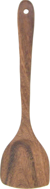 日式優質雞翅木廚具 鍋鏟 34cm, 木色, 1支