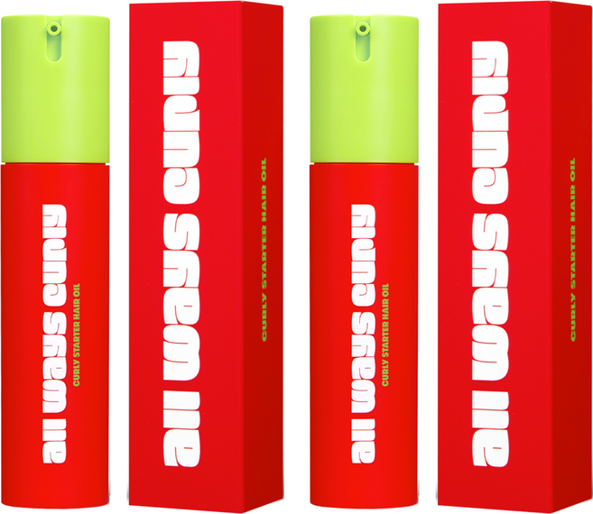 올웨이즈컬리 무실리콘 수분 컬링 헤어오일, 2개, 50ml