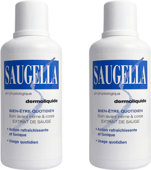 SAUGELLA 賽吉兒 菁萃潔浴凝露 日用型, 500ml, 2瓶