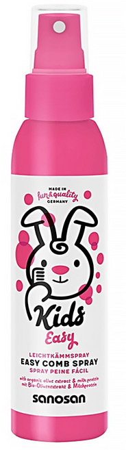 sanosan 兒童柔順髮香噴霧 覆盆子香, 125ml, 1瓶