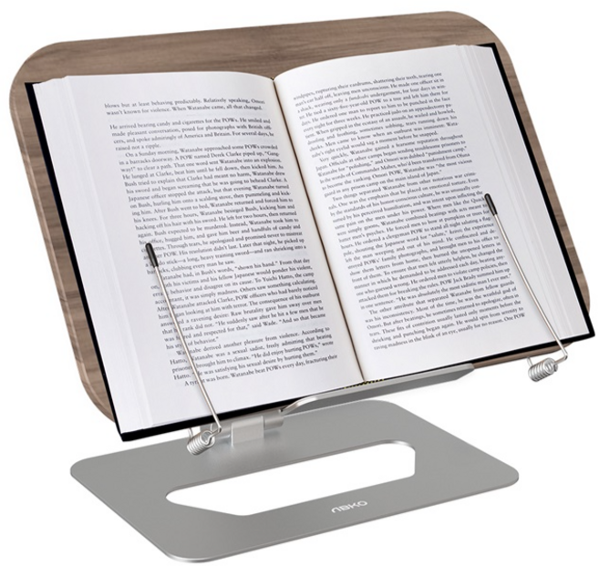 ABKO 可調節角度高度閱讀架 平板支架, ReadingDesk01, 混色