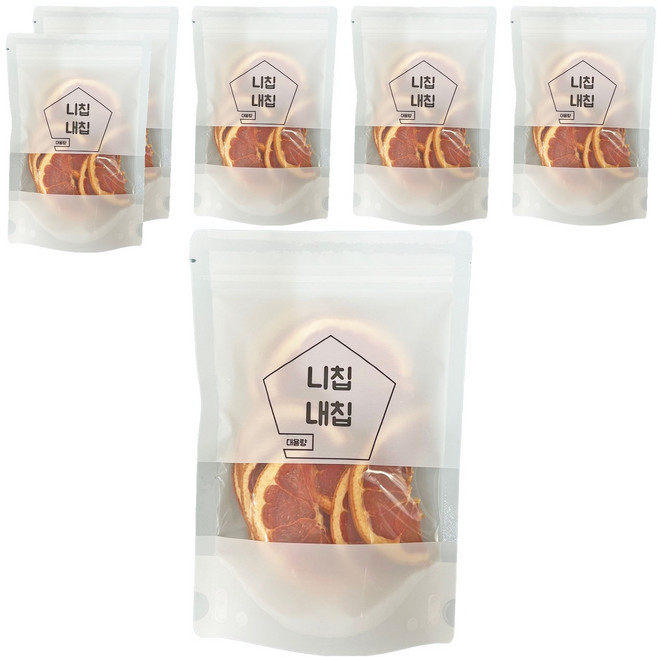 니칩내칩 바삭바삭 잘 말린 건조자몽 반절컷, 40g, 6개
