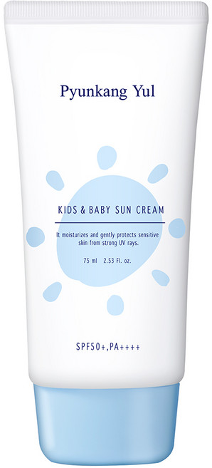 편강율 키즈 앤 베이비 촉촉 선크림 SPF50+ PA++++, 75ml, 1개