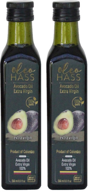 HASS 엑스트라 버진 아보카도 오일, 250ml, 2개