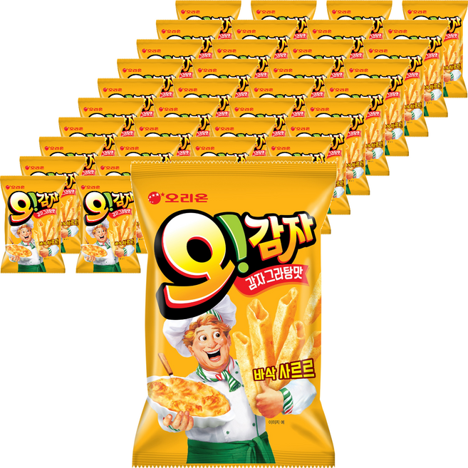 오리온 오감자 그라탕 스낵, 50g, 40개