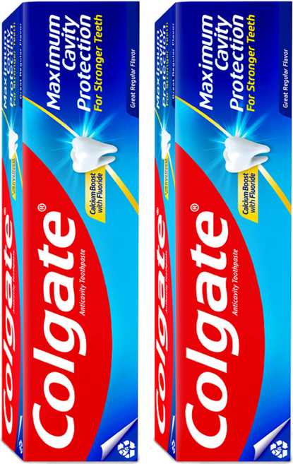 콜게이트 그레이트 레귤러 플레이버 치약, 200g, 2개