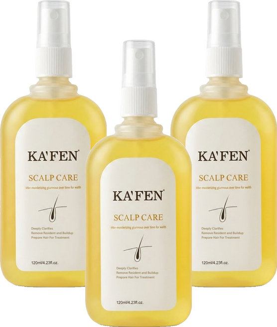KA'FEN 卡氛 強健髮根滋養液, 120ml, 3組