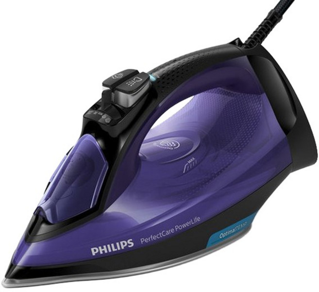 필립스 퍼펙트케어 스팀다리미 7000 시리즈 퍼플블랙, GC3925/38
