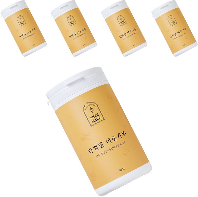 맘메이크 단백질 미숫가루, 500g, 5개
