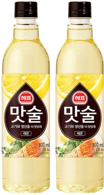 해표 맛술, 800ml, 2개