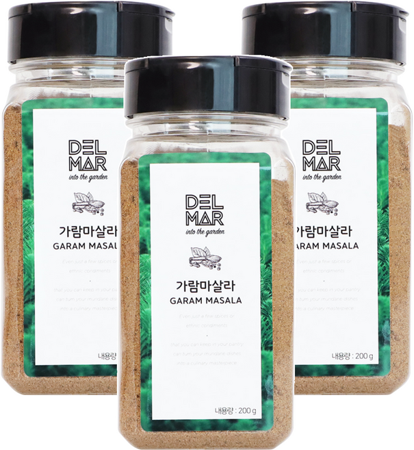 딜리셔스마켓 MH 가람마살라 향신료 중형, 200g, 3개