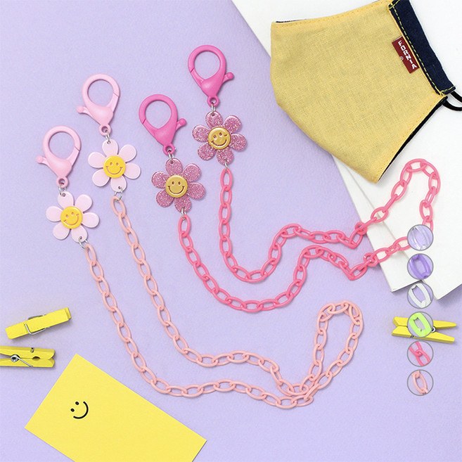 예핀 힐라꽃 마스크 스트랩 2종 세트