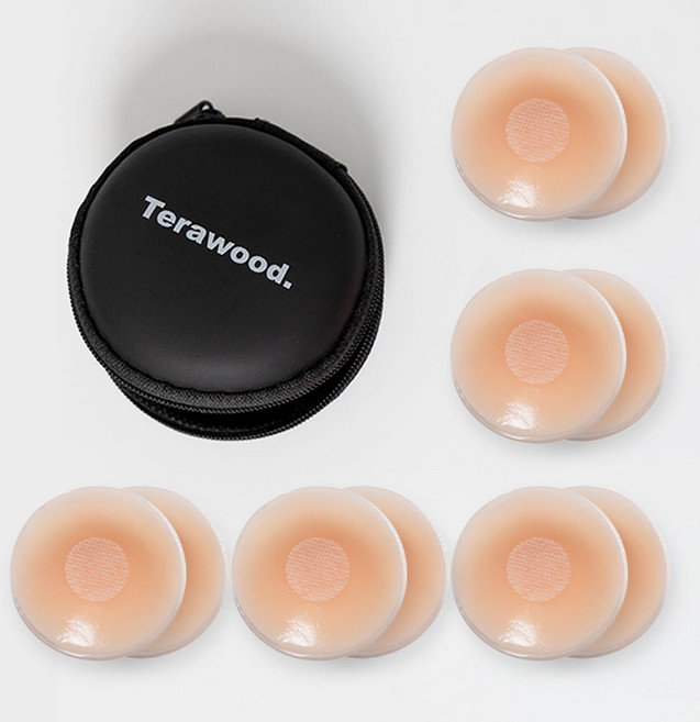 테라우드 남녀공용 바디 히든핏 실리콘 니플 가림 10p